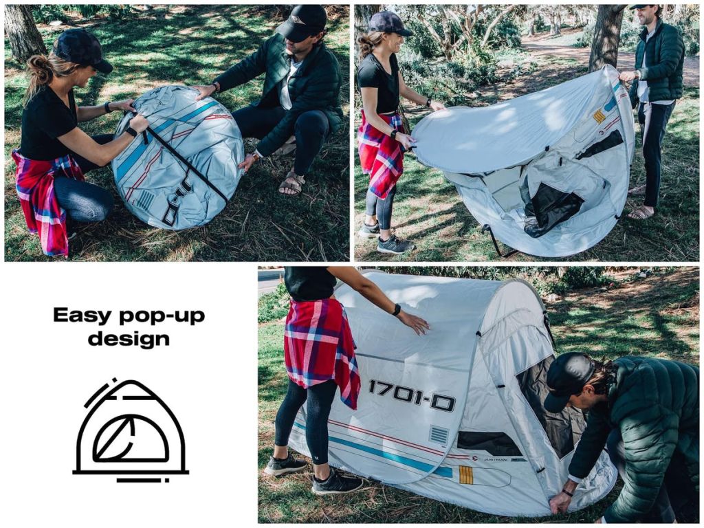 Star Trek: The Next Generation Shuttlecraft Justman 2-Person Camping Tent