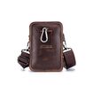Τσαντάκι Ώμου Δερμάτινο Καφέ Bull Captain YB 075