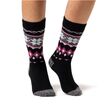 Κάλτσες Γυναικείες Ισοθερμικές Jacquard Lite Lima Fairisle Black Heat Holders 80090