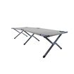Κρεβάτι Ράντζο Πτισσόμενο 190x63x41cm Μεταλλικό Μπεζ 19305