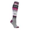 Κάλτσες Γυναικείες Ισοθερμικές Jacquard Long Lite Grey Fairisle Heat Holders 80024