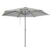 Ομπρέλα Παραλίας 2m 6 Ατσάλινες Ακτίνες UPF 50+ LAGOON Beige SUMMER CLUB 18348