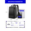 Σακίδιο πλάτης Αντικλεπτικό 24L Laptop 15,6” Bopai 61-53111 μαύρο Σακίδιο πλάτης Αντικλεπτικό 24L Laptop 15,6” Bopai 61-53111 μαύρο