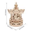 ROKR Romantic Carousel AMK62 Mechanical Music Box