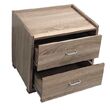 Κομοδίνο με Δύο Συρτάρια 48x38x50cm Σφένδαμος VELCO Pro Systems 65-35594-29