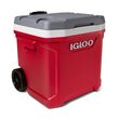 Ψυγείο Φορητό Ισοθερμικό Με Ρόδες LATITUDE ROLLER 60Qt/57Lt Κόκκινο IGLOO 41654