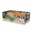 Στρώμα Ύπνου Φουσκωτό Ημίδιπλο 188x99x22cm Roll & Relax Twin Γκρί/Πράσινο BESTWAY 15366