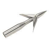 Δελφινιέρα Με Κοντά Φτεράκια Inox OMER Δελφινιέρα Με Κοντά Φτεράκια Inox OMER