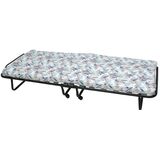 ΚΡΕΒΑΤΙ ΜΕΤΑΛΛΙΚΟ ΕΝΙΣΧΥΜΕΝΟ ΠΤΥΣΣΟΜΕΝΟ ΙΤΑΛΙΑΣ 190*80cm ΜΕ ΡΟΔΕΣ & ΣΤΡΩΜΑ 7cm ΜΕ 14 ΞΥΛΙΝΕΣ ΤΑΒΛΕΣ 29-24029