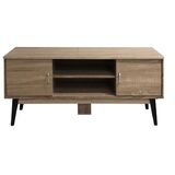 ΕΠΙΠΛΟ TV ΜΕ ΔΥΟ  ΠΟΡΤΕΣ ΚΑΙ ΤΕΣΣΕΡΙΣ ΘΕΣΕΙΣ 140x38x44 εκ ΣΦΕΝΔΑΜΟΣ 61-35341-29