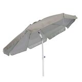 ΟΜΠΡΕΛΑ ΒΕΡΑΝΤΑΣ -ΚΗΠΟΥ-ΘΑΛΑΣΣΗΣ ΓΚΡΙ ΜΕ ΕΞΩΤΕΡΙΚΗ ΑΣΗΜΙ  ΕΠΙΣΤΡΩΣΗ 2m ΜΕΤΑΛΛΙΚΗ 371-0408-10