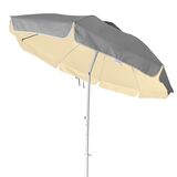 ΟΜΠΡΕΛΑ ΒΕΡΑΝΤΑΣ-ΚΗΠΟΥ-ΘΑΛΑΣΣΗΣ ΕΚΡΟΥ ΜΕ ΑΣΗΜΙ ΕΞΩΤΕΡΙΚΗ ΕΠΙΣΤΡΩΣΗ ΕΝΙΣΧΥΜΕΝΗ 2m ΜΕΤΑΛΛΙΚΗ 372-6594-4S