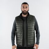 Αμάνικο Μπουφάν Puffer Ανδρικό Padded Idi Χακί APU 80537 Αμάνικο Μπουφάν Puffer Ανδρικό Padded Idi Χακί APU 80537