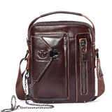 Δερμάτινο τσαντάκι ώμου Bull Captain  DJB 039 Σκούρο καφέ Δερμάτινο τσαντάκι ώμου Bull Captain  DJB 039 Σκούρο καφέ