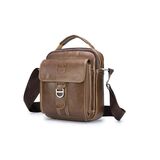 Δερμάτινο τσαντάκι ώμου Bull Captain DJB 038 καφέ Δερμάτινο τσαντάκι ώμου Bull Captain DJB 038 καφέ