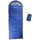 Υπνόσακος INCA Nanopack με μαξιλάρι Μπλε 220χ75cm με ιμάντες συμπίεσης