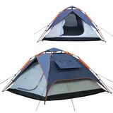 Σκηνή Camping 4 Ατόμων INCA Harmonia Μπλε με ύφασμα Oxford