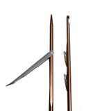 Βέργα Ψαροντούφεκου Inox Μονόφτερή Με Καρχαριάκια Φ7 120cm SALVIMAR 67472