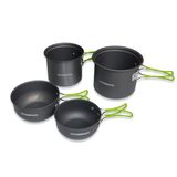 Σετ Μαγειρέματος Αλουμινίου Για Camping 4τμχ COMPASS 21379 Σετ Μαγειρέματος Αλουμινίου Για Camping 4τμχ COMPASS 21379