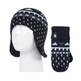 Παιδικό Σετ Σκούφος Που Καλύπτει Τα αυτία Και Γάντια Χούφτα Για Παιδία 3-6 Ετών Black Heat Holders 80075 Παιδικό Σετ Σκούφος Που Καλύπτει Τα αυτία Και Γάντια Χούφτα Για Παιδία 3-6 Ετών Black Heat Holders 80075