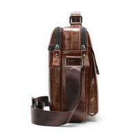 Τσαντάκι Ώμου Δερμάτινο Καφέ Cardinal 369