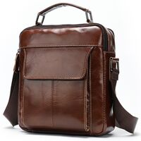 Τσαντάκι Ώμου Δερμάτινο Καφέ Cardinal 369