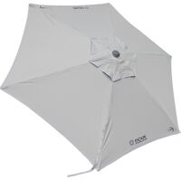 Ομπρέλα Παραλίας/Κήπου Escape 2.4m 6 Ακτίνες Silver Grey 12206