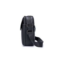 Τσαντάκι Ώμου Δερμάτινο Μαύρο Bull Captain DJB 07
