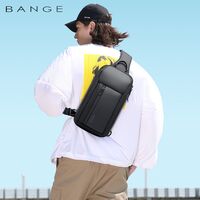 Τσαντάκι ώμου χιαστί crossbody Bange 7566 μαύρο