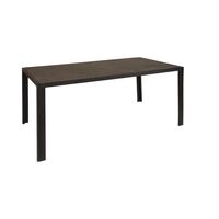 Τραπέζι Εξωτερικού Χώρου Αλουμινίου 193x86x190cm Καφέ Milano 19630