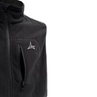 Γιλέκο Ανδρικό Fleece Με Φερμουάρ Μαύρο NEPAL APU 80526