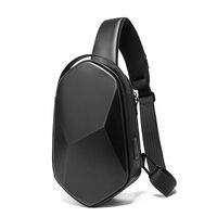 Τσαντάκι ώμου χιαστί crossbody Bange 7213 μαύρο