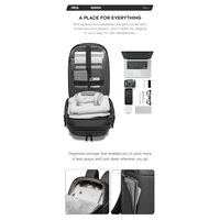 Σακίδιο πλάτης 24L Laptop 15,6” Bange 7277 μαύρο