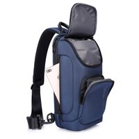 Τσαντάκι ώμου χιαστί crossbody Bange 7565 μπλέ