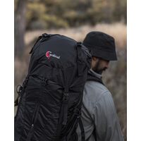 Σακίδιο Πλάτης Ορειβατικό Υπαίθριο Αδιάβροχο 70L+5L Μαύρο Cardinal 1788