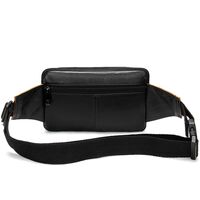 Τσαντάκι Μέσης Δερμάτινο Μαύρο Cardinal 8966