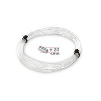 Πετόνια 25m Πάχους 1,4mm Με 20 Κλιπ OMER