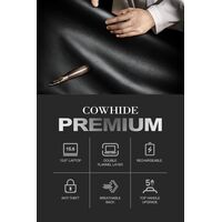 Σακίδιο πλάτης Αντικλεπτικό/Δέρμα  24L Laptop 15,6” Bopai 61-122631C μαύρο