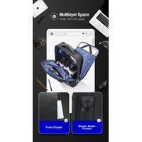 Σακίδιο πλάτης Αντικλεπτικό/Δέρμα  24L Laptop 15,6” Bopai 61-122631C μαύρο