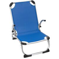 ΚΑΡΕΚΛΑ ΠΑΡΑΛΙΑΣ ΜΠΛΕ ΑΛΟΥΜΙΝΙΟΥ ΜΕ ΜΠΡΑΤΣΑ ΨΗΛΗ ΠΛΑΤΗ ΤΕΧΤ 2*1 141-9632-1