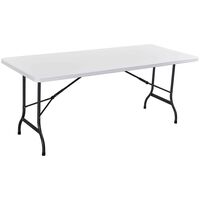 ΤΡΑΠΕΖΙ  ΠΤΥΣΣΟΜΕΝΟ CATERING ΜΟΝΟΚΟΜΜΑΤΟ 180x74,5x74cm ΛΕΥΚΟ 31-30834