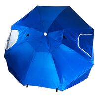 ΟΜΠΡΕΛΑ-ΣΚΗΝΗ ΠΑΡΑΛΙΑΣ ΜΠΛΕ 2,35m ΜΕΤΑΛΛΙΚΗ 371-1879-1S