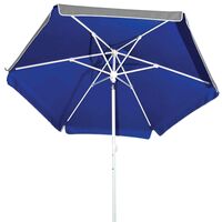 ΟΜΠΡΕΛΑ ΒΕΡΑΝΤΑΣ-ΚΗΠΟΥ-ΘΑΛΑΣΣΗΣ 2m ΜΠΛΕ ME ΕΞΩΤΕΡΙΚΗ ΑΣΗΜΙ  ΕΠΙΣΤΡΩΣΗ  ΜΕΤΑΛΛΙΚΗ  ΒΑΡΕΩΣ ΤΥΠΟΥ 372-6587-1S