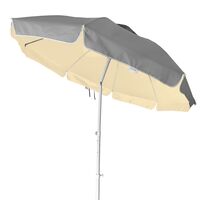 ΟΜΠΡΕΛΑ ΒΕΡΑΝΤΑΣ-ΚΗΠΟΥ-ΘΑΛΑΣΣΗΣ ΕΚΡΟΥ ΜΕ ΑΣΗΜΙ ΕΞΩΤΕΡΙΚΗ ΕΠΙΣΤΡΩΣΗ ΕΝΙΣΧΥΜΕΝΗ 2m ΜΕΤΑΛΛΙΚΗ 372-6594-4S