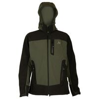 Τζάκετ Αδιάβροχο Αντιανεμικό Softshell Μαύρο - Χακί Himalaya II APU 80535