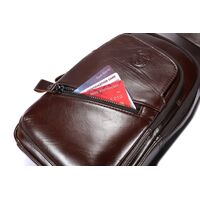 Δερμάτινο τσαντάκι body Bull Captain XB 127 καφέ