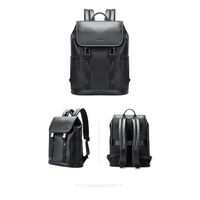 Δερμάτινο Σακίδιο πλάτης Αντικλεπτικό 24L Laptop 15,6” Bopai 61-123391 μαύρο