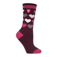 H.H.SOCKS JACQUARD LITE PINK 2568 HEAT HOLDERS 80023-PINK 2568