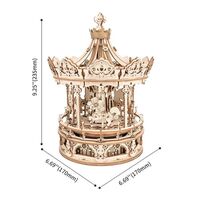 ROKR Romantic Carousel AMK62 Mechanical Music Box
