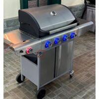 Campfire ΨΗΣΤΑΡΙΑ ΜΕ 4 ΚΑΥΣΤΗΡΕΣ & EXTRA ΕΣΤΙΑ  ΜΕ LED ΔΙΑΚΟΠΤΕΣ 25-38229